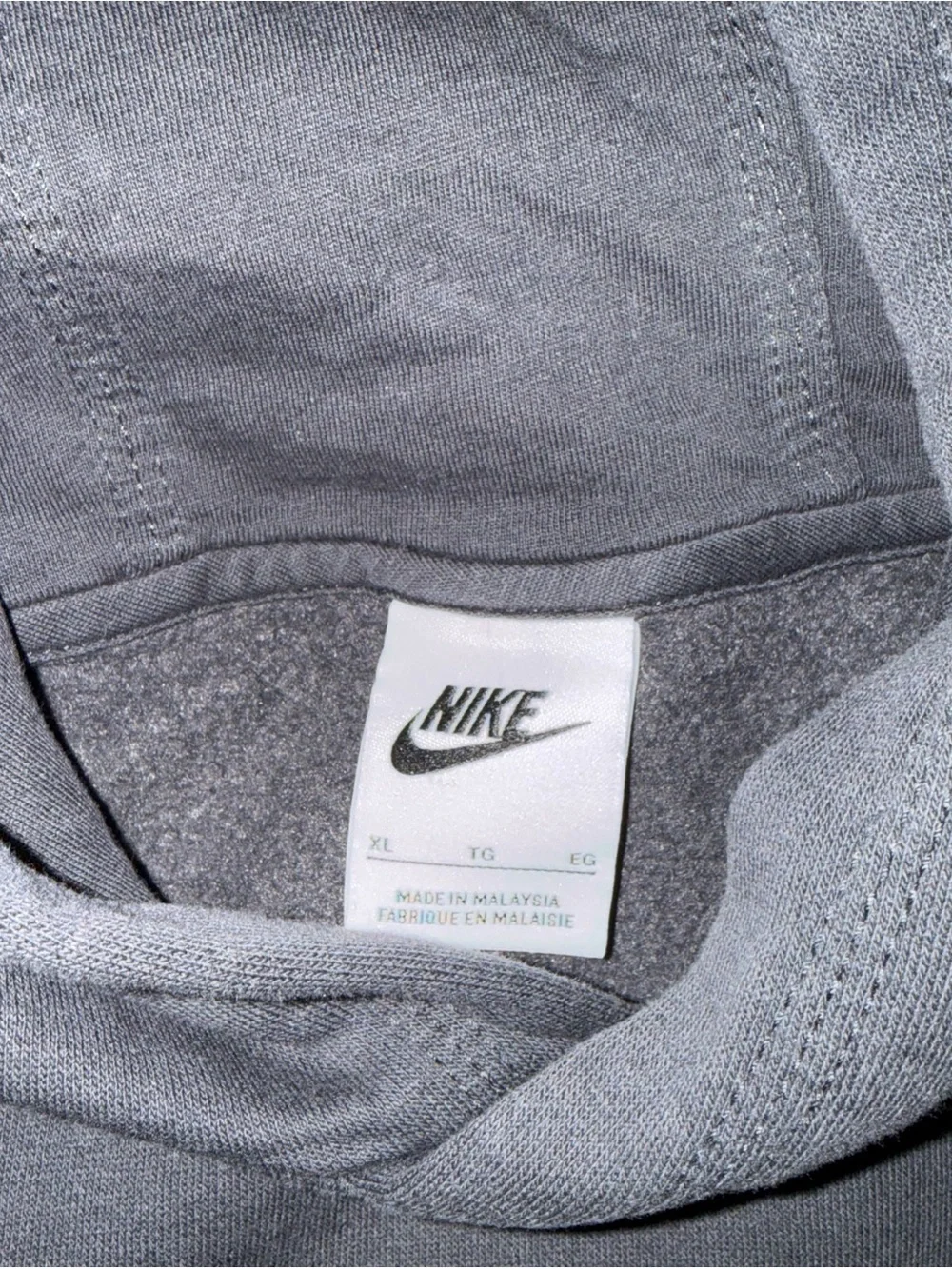 Nike Black Hoodie with Blue & White Volleyball Camps Print big kids XL
